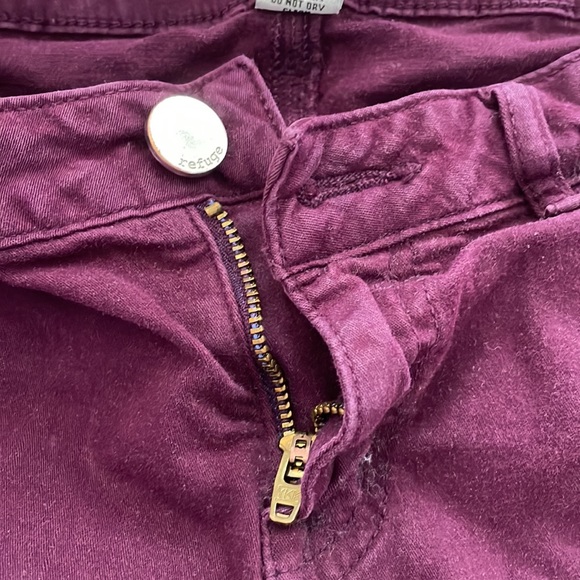 Refuge Maroon jeggings - Picture 3 of 9